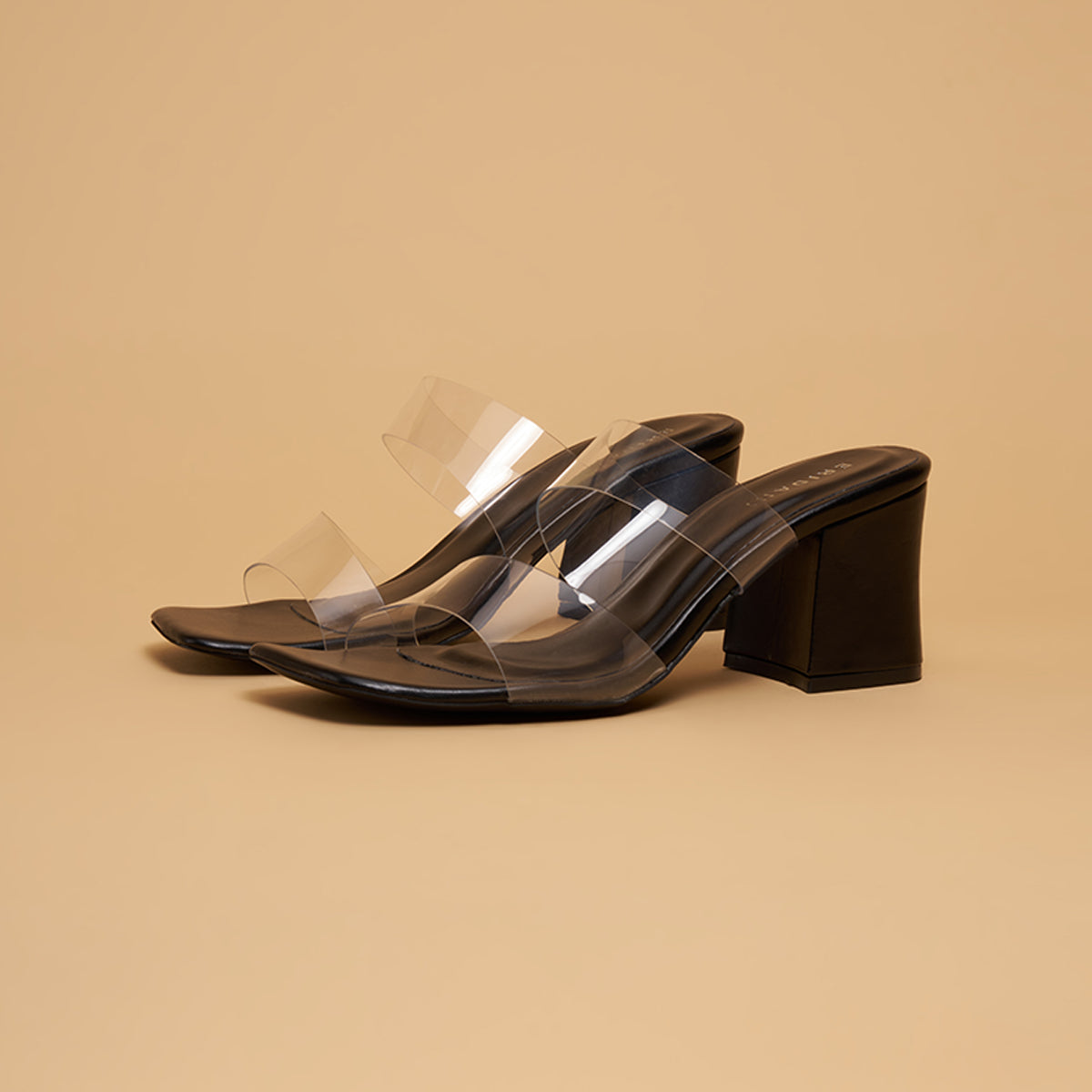 Crystalline Wide Heels